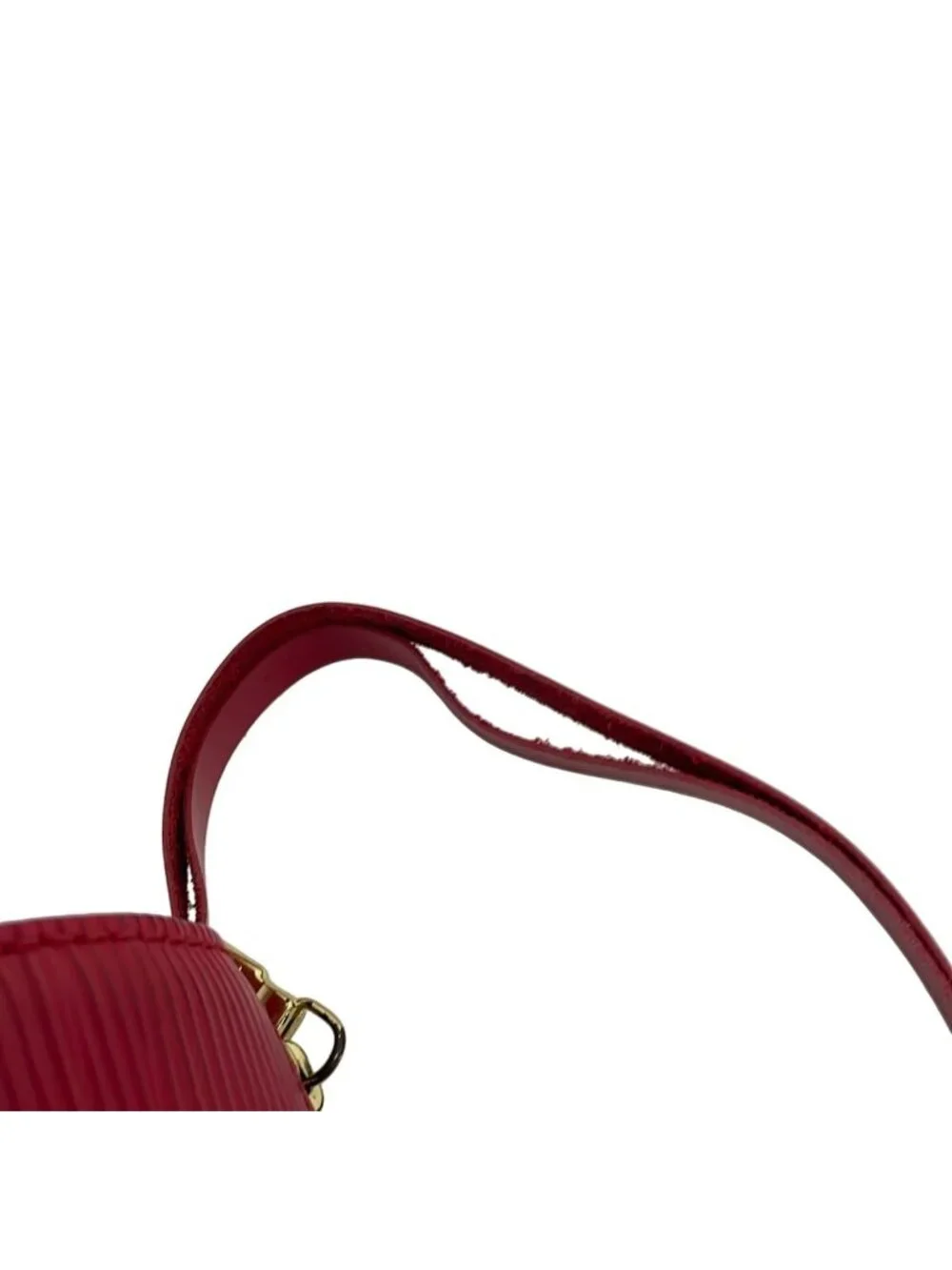 Louis Vuitton Pouch Epi Red Soufflot Leather